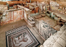 Mosaic exhibits at Ephesus